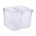 Clear Stackable Kitchen Food Storage Container